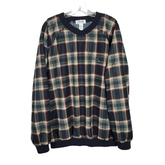 Izod Mens Size XL Jacket Pullover Golf Wind Shirt Pockets Oversized - Picture 2 of 7